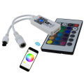 DC12V Mini Wifi RGB / RGBW Led Controller + IR 24 Controlador remoto clave para RGB / RGBW LED Strip